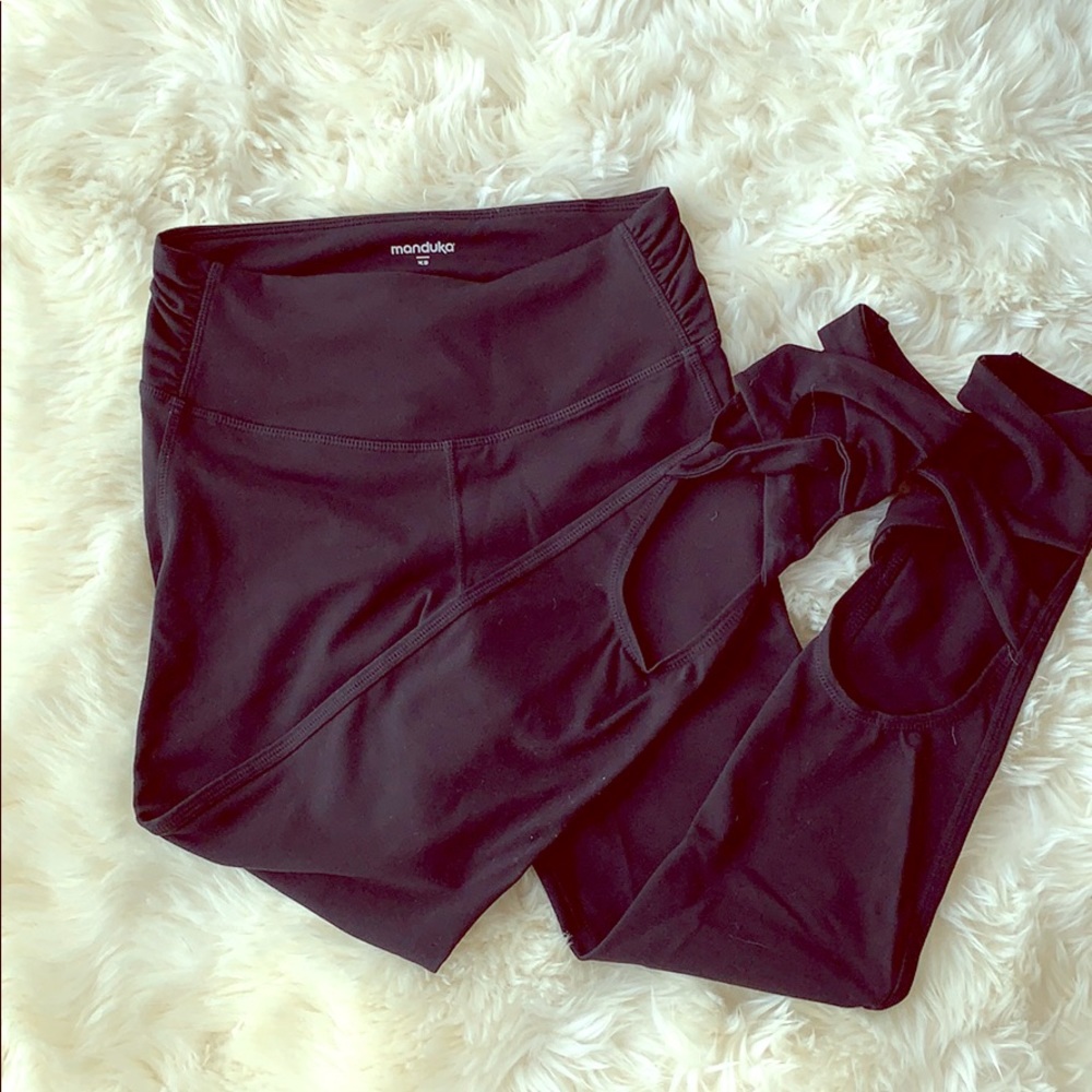 Manduka cross back crop XS legging
